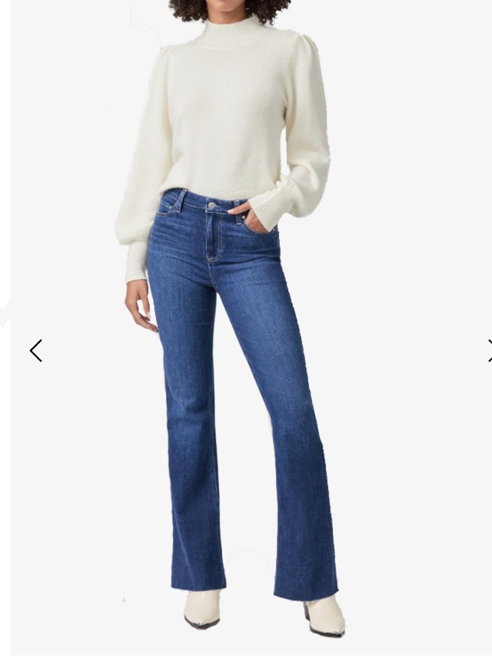 PAIGE HIGH RISE LAUREL CANYON - Fray Hem
